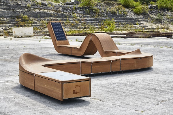 An image representing new innovative outdoor furniture